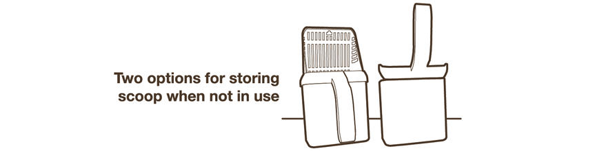 Two scop storage options!